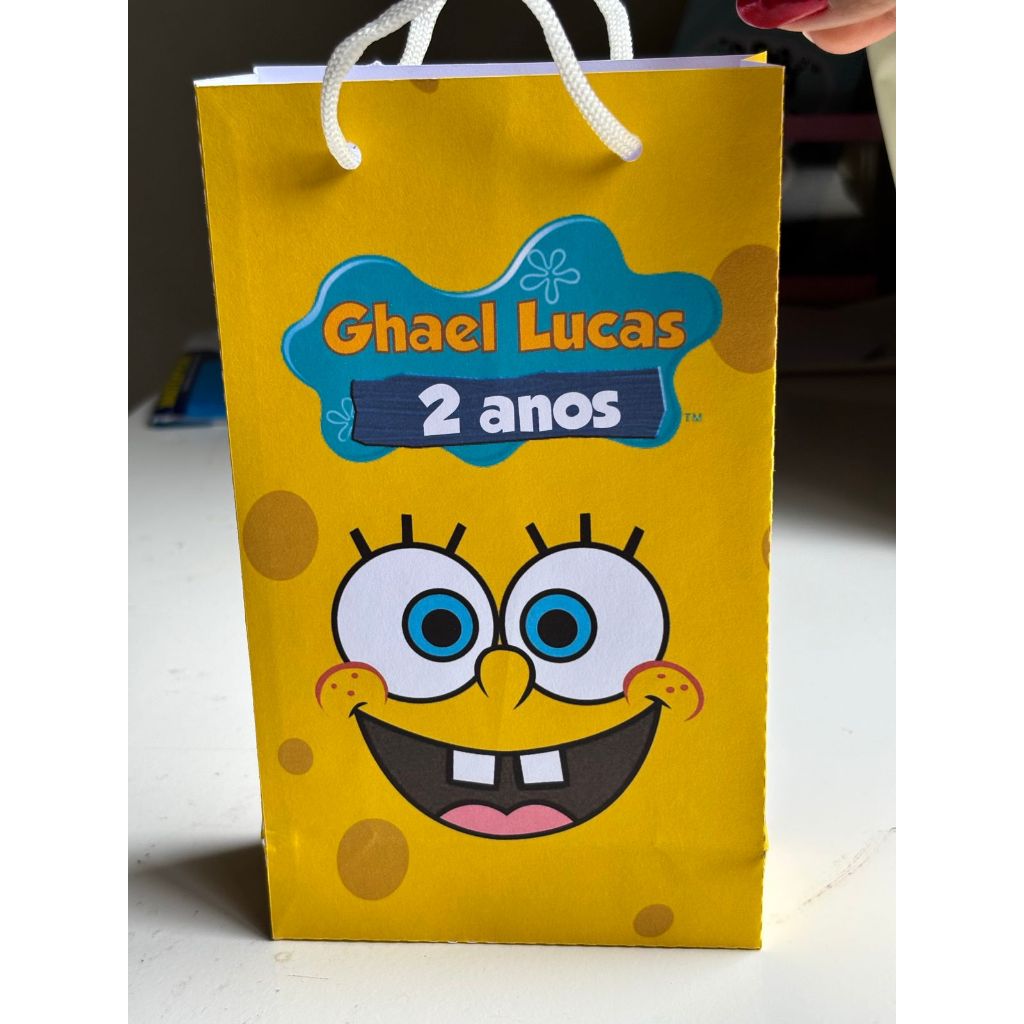 SACOLINHA PERSONALIZADA | VERTICAL |  PARA ANIVERSÁRIO INFANTIL  | LEMBRANCINHAS