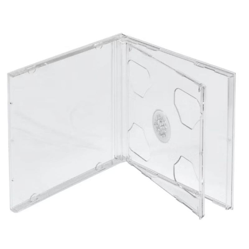 Capa para  CD  Duplo Cristal nova, pac com  3 unidades.