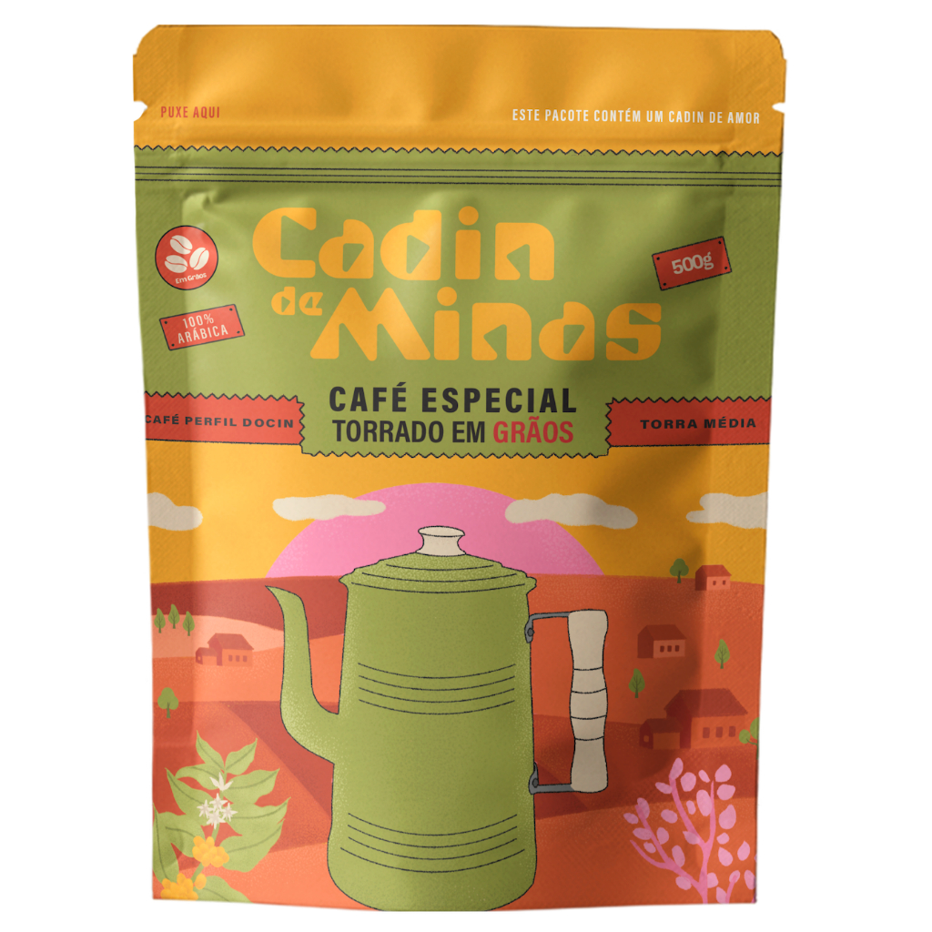 Café Especial Docin 500g 100% Arábica – Cadin de Minas – Doce, Suave e Equilibrado