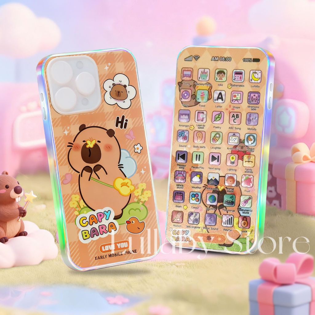 Brinquedo de Celular Infantil Musical aprendizagem oral kids educational toys (Inglês)