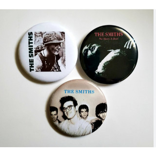 3 Pins Buttons The Smiths  80s Botão Broche Crachá