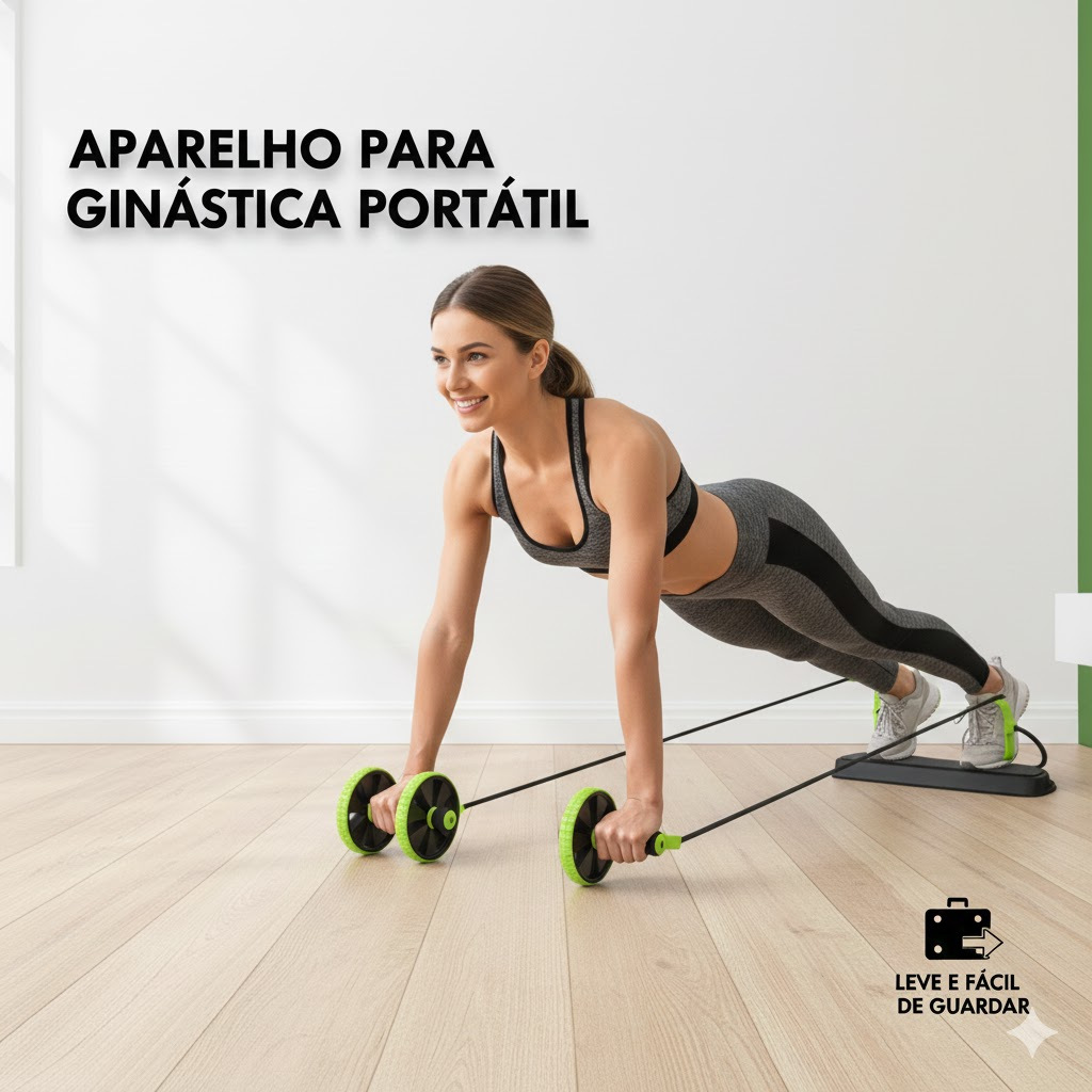 Aparelho Aparelho Para Ginástica Portátil Exercícios Abdominal Funcional Musculação Emagrecer Casa