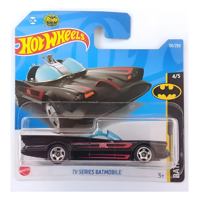 Hot Wheels Tv Séries Batmobile Batman Batmovel Lote G 2022 Preto