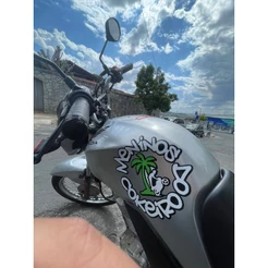 adesivo meninos do cokeiro para tanque de moto