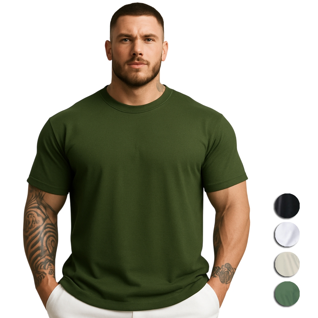 Camiseta Camisa Masculina Oversized Casual Conforto Fio 30/1 Moda Streetwear Urbano Confortável Estilo Solto Premium
