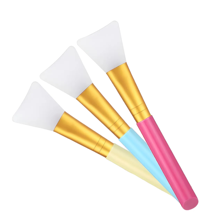 Espatula silicone pincel acessorio aplicar skin care mascara facial creme serum