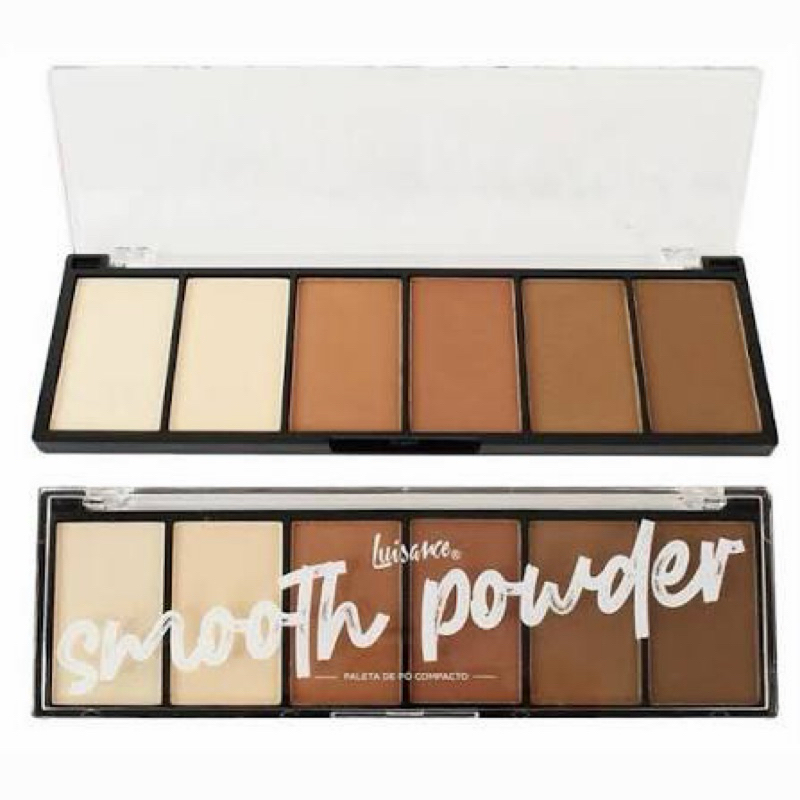 Paleta de Pó Compacto Smooth Power Luisance Acabamento Matte