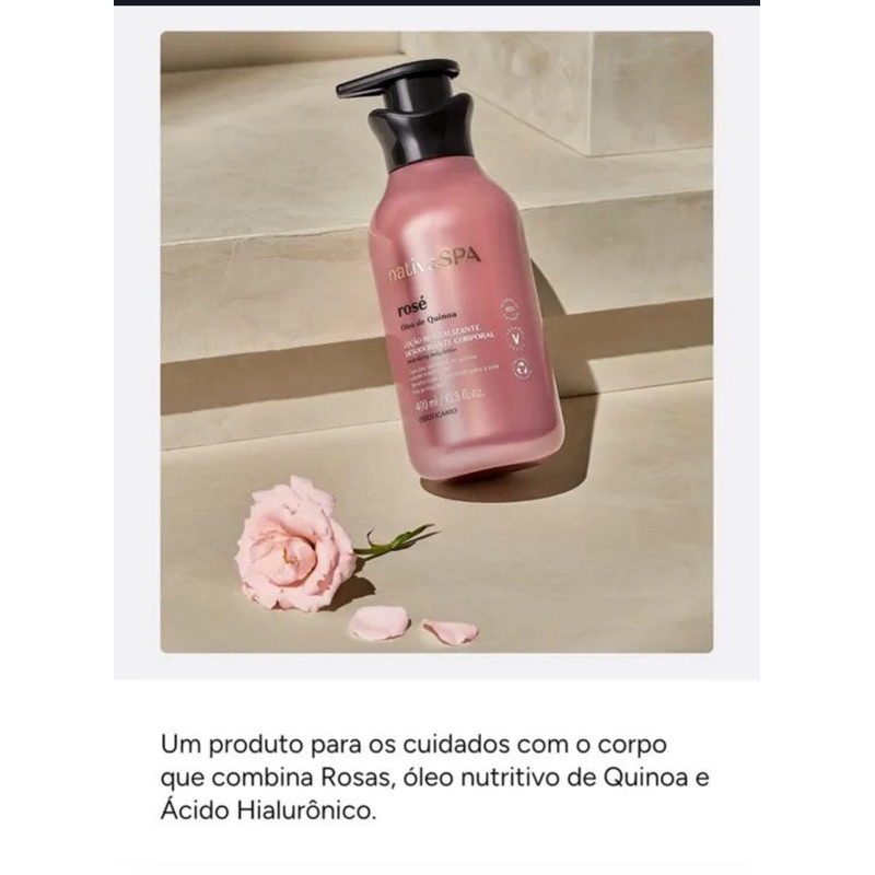 Loção nativa spa Rosé