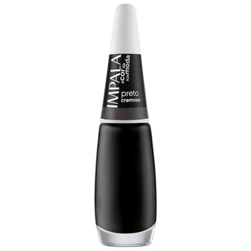 esmalte Impala Preto Cremoso a coleção "Reconecte" da Impala