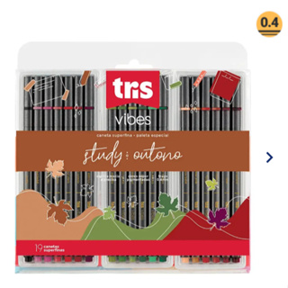 Caneta Superfina 0,04mm  Vibes -  Tris em Oferta na Shopee