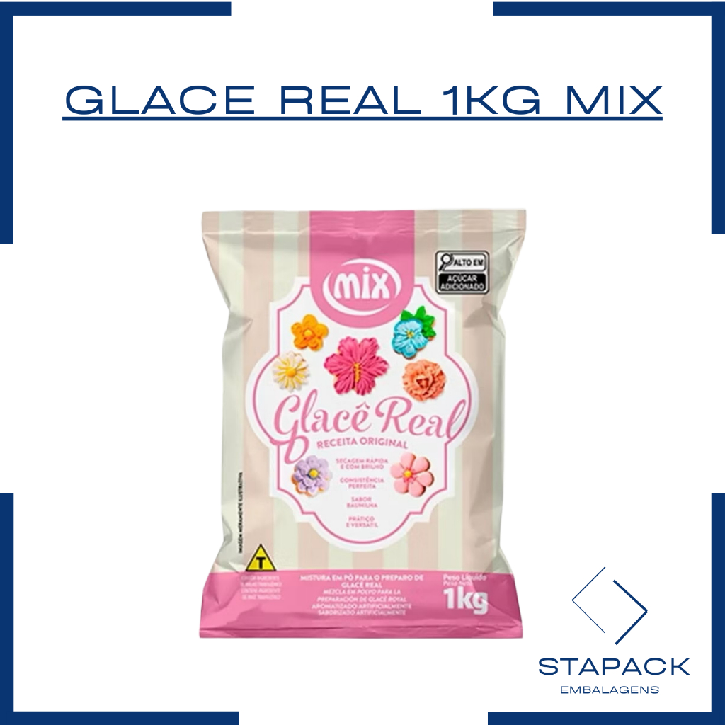 Glacé Real para Bolachas e Bolos