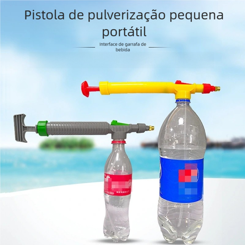 Bomba Pulverizadora para Garrafas PET - Adaptável para Jardim, Limpeza e Higienização com Válvula de Pressão em Oferta na Shopee