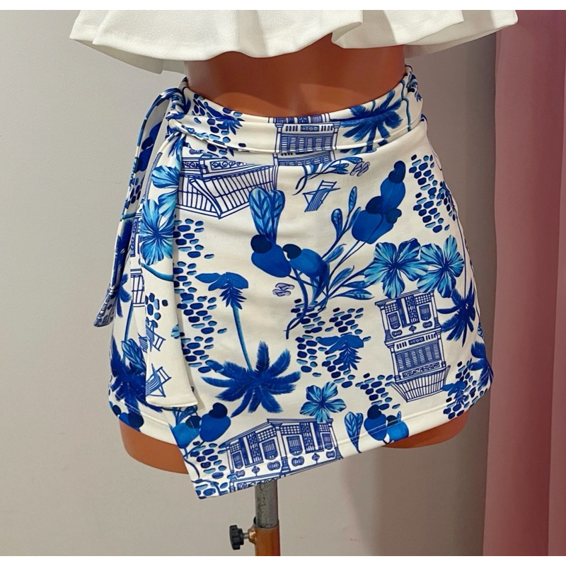 Short Saia Feminino Estampadao look Réveillon roupa Natal ano novo em Oferta na Shopee