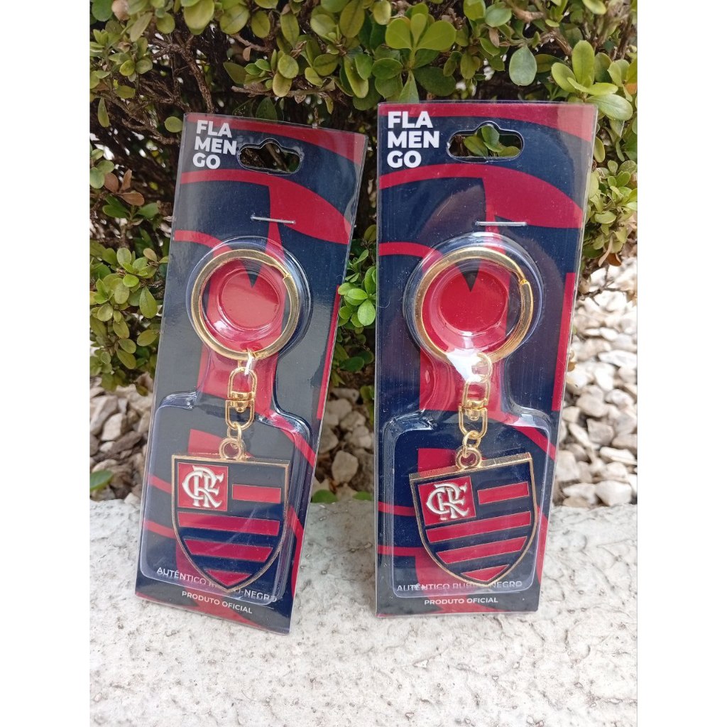 Chaveiro Metal Dourado Do Flamengo em Oferta na Shopee