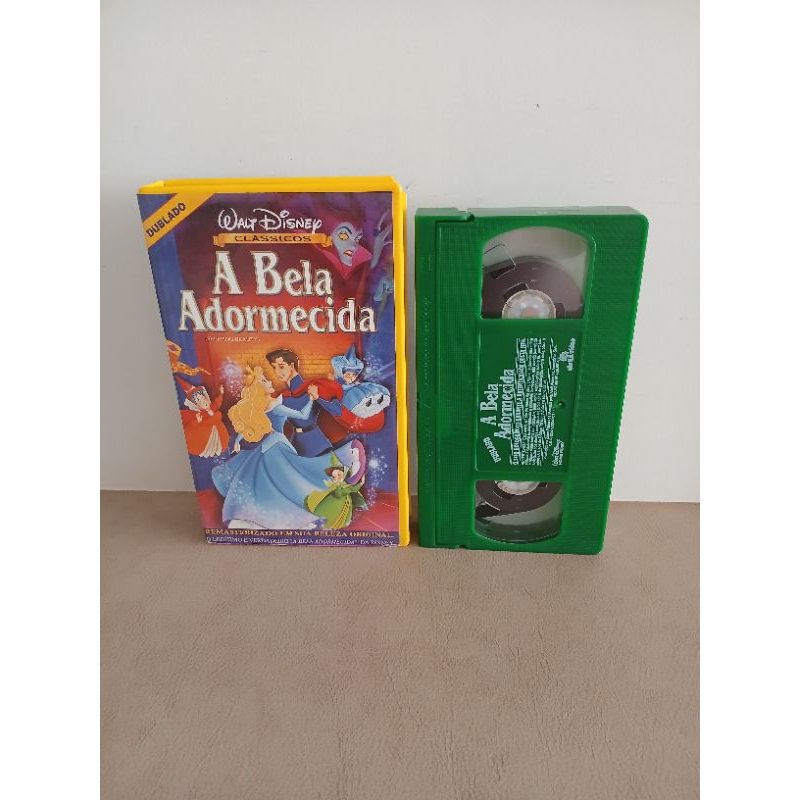 Fita Vhs Original A Bela Adormecida  - Clássico Disney  - Dublado