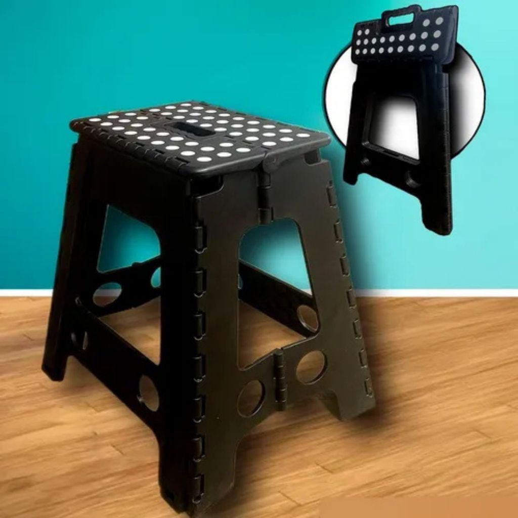 KIT Banquinhos - Banqueta Dobrável - Até 100 Kg - Resistente Viagem Passeio Crianças - Escolha a Cor e Quantidade