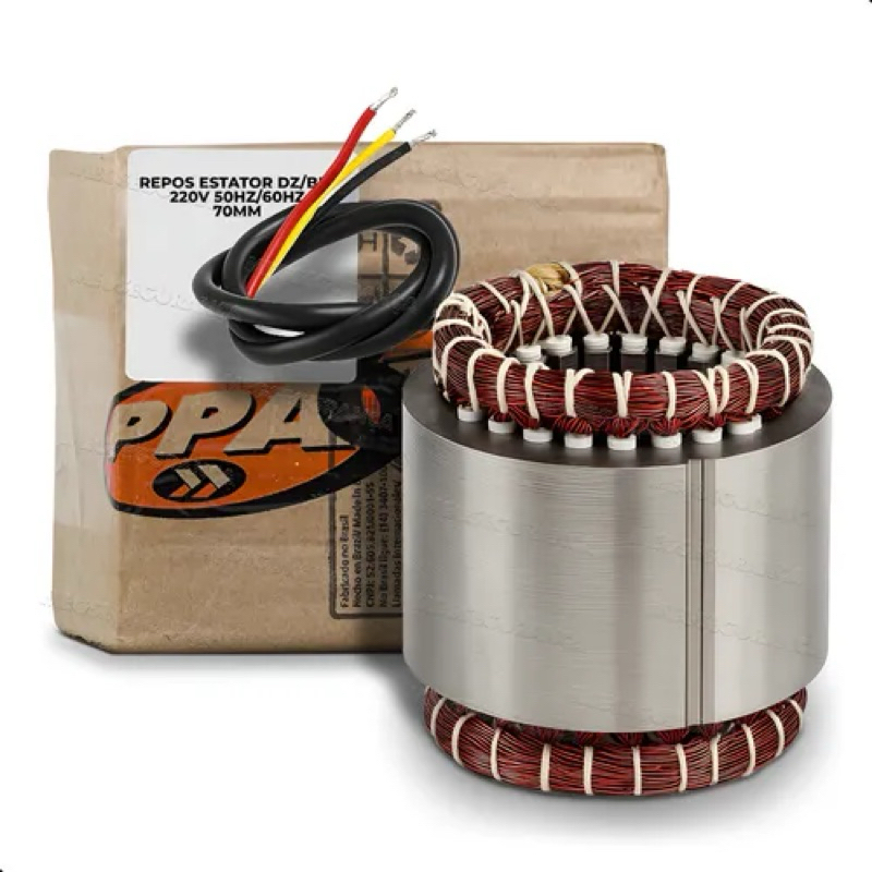 ESTATOR PPA MOTOR 70MM EURUS 2000 ATUAL 220V