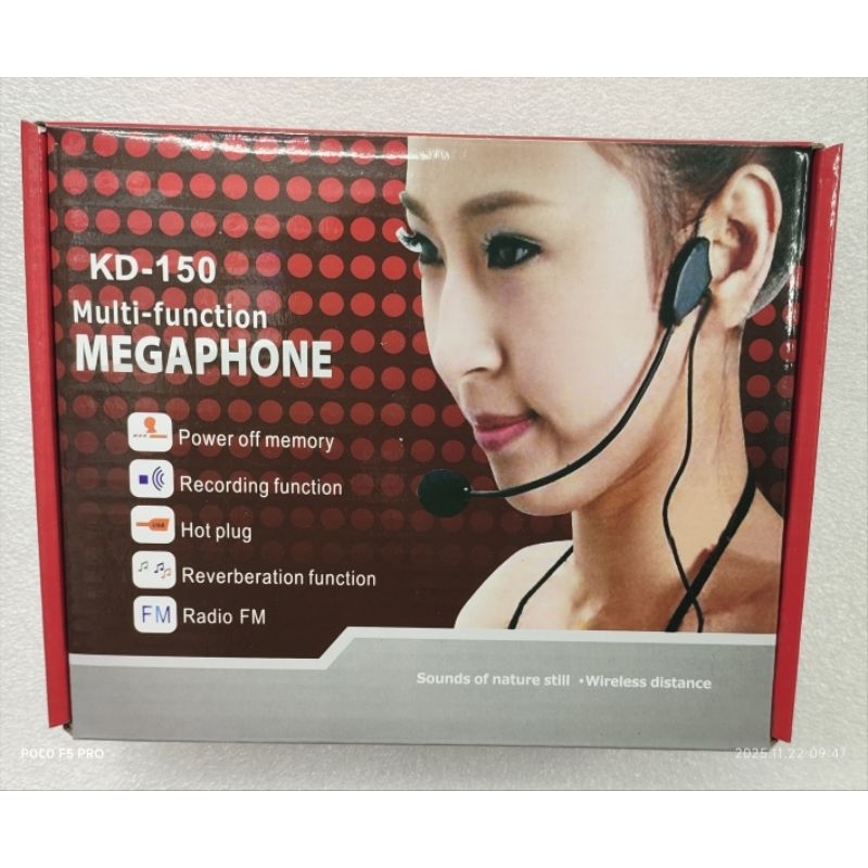 MEGAPHONE KD-150 Multi function
