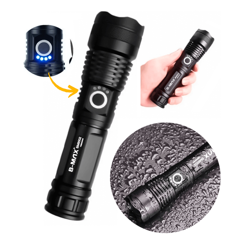 Lanterna Tática Militar P50 [T9] para Camping Pesca Trilha