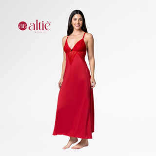 Camisola Longa Feminina Renda e Microfibra Confortável e Sensual | Roupa de Dormir Elegante e Suave em Oferta na Shopee