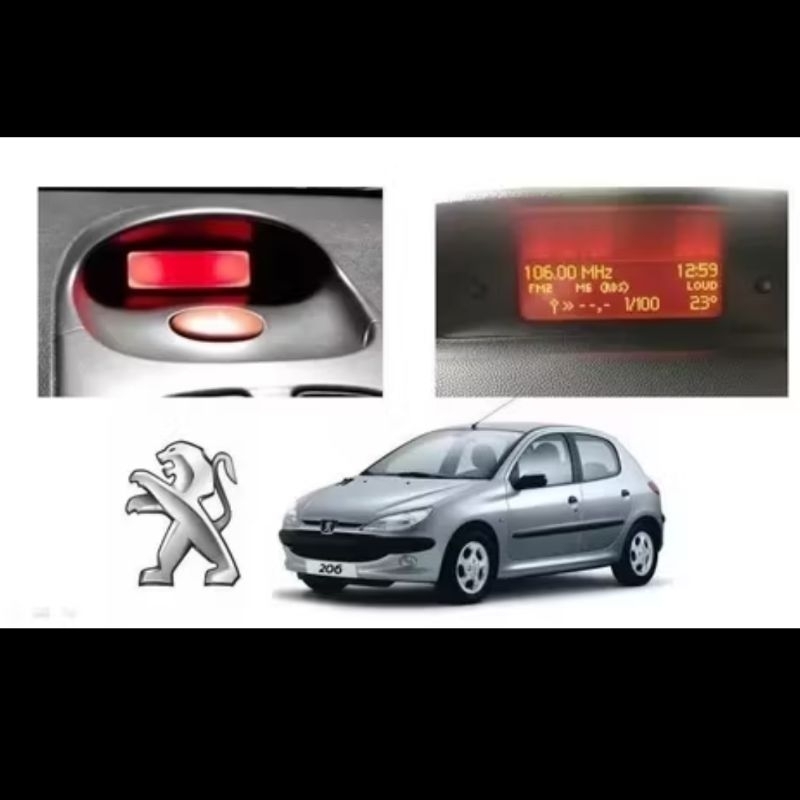 Kit película polarizadora para Computador de Bordo, C4 Pallas, Peugeot, Vectra Elite, Astra.