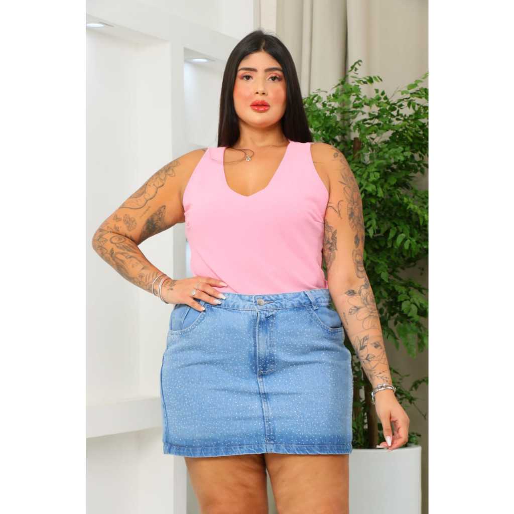 Blusa Regata Feminina  Duna /Regata Lisa Básica Elegante em Oferta na Shopee