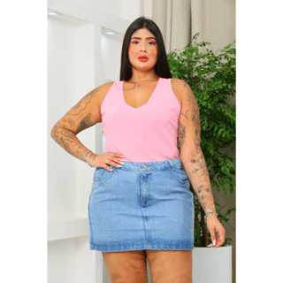 Blusa Regata Feminina  Duna /Regata Lisa Básica Elegante em Oferta na Shopee