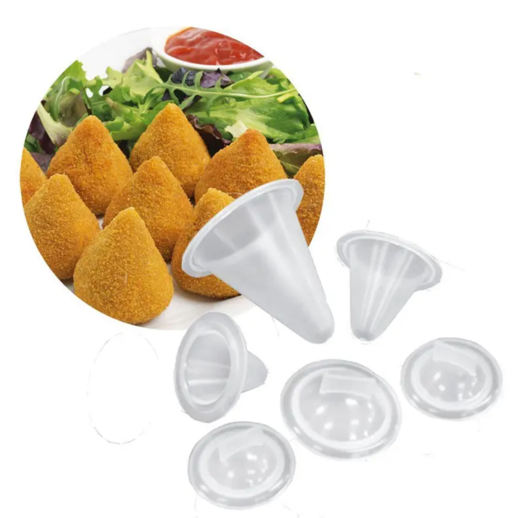 Kit Forma Para Fazer Coxinha Salgado Modeladora 3 Tamanhos P M G Maxximo