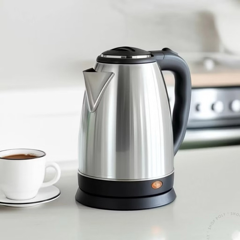 Chaleira Elétrica Inox 1,8L 110V Térmica Café Chá Água Quente Desligamento Automático Ferve Rápido