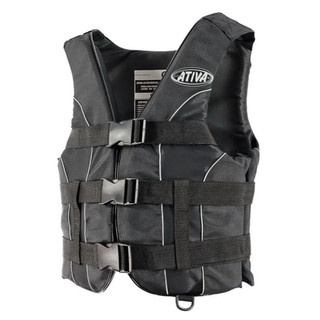 Colete Ativa 55 Esportivo Classe 5 ( V ) Homologado pela Marinha do Brasil Jetski Pesca Preto