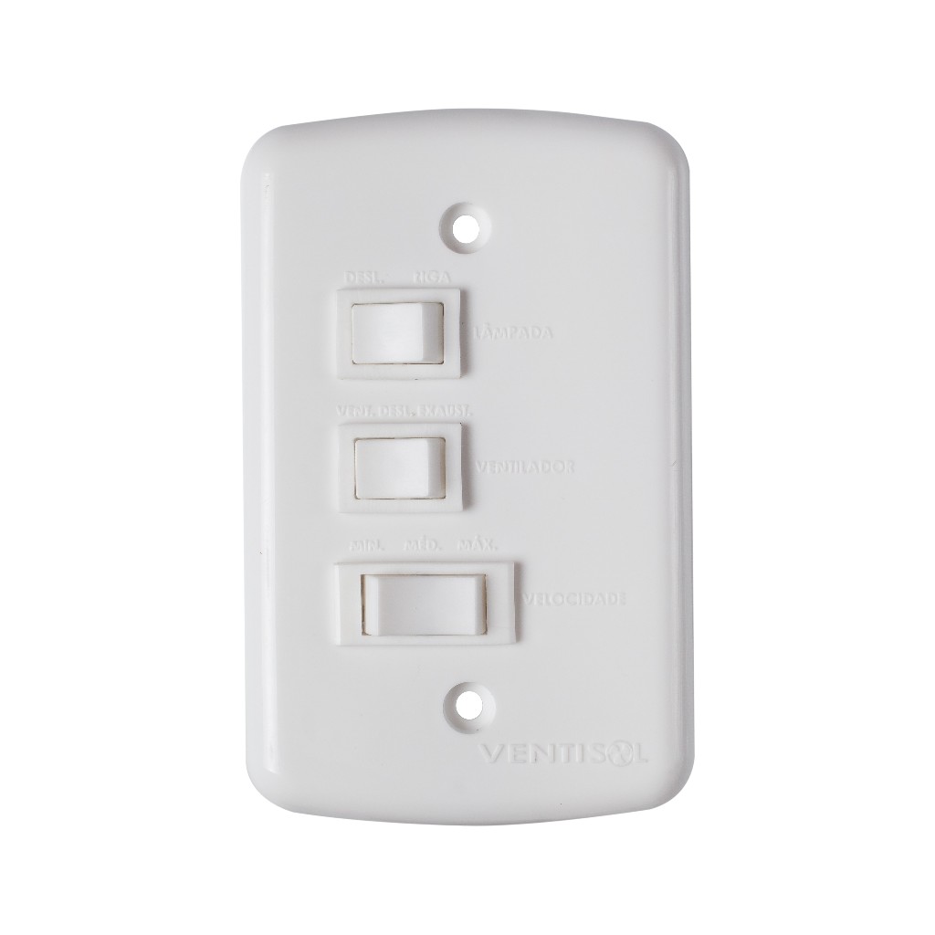 Chave de comando para ventilador de teto (VENTISOL) em Oferta na Shopee