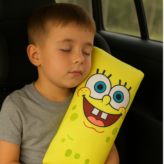 Imagem Almofada Protetora Para Cinto de Segurança Carro 60x20 - DIVERSOS MODELOS -