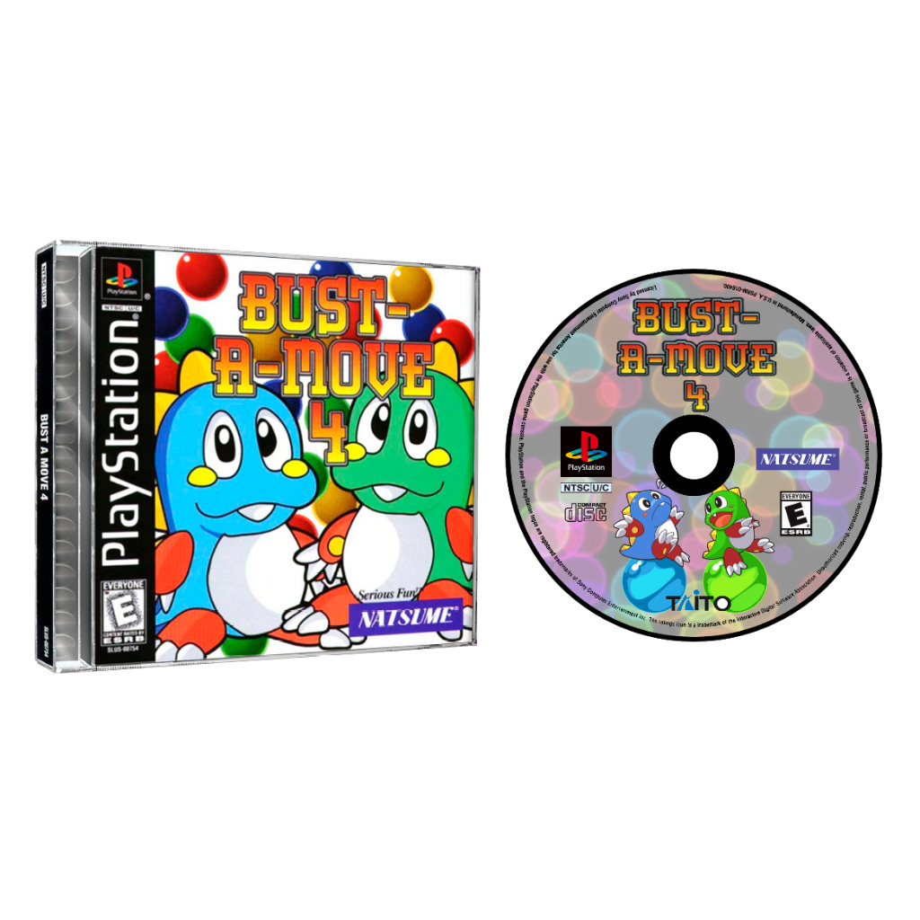Jogo Bust-A-Move 4 Para PS1 Playstation 1