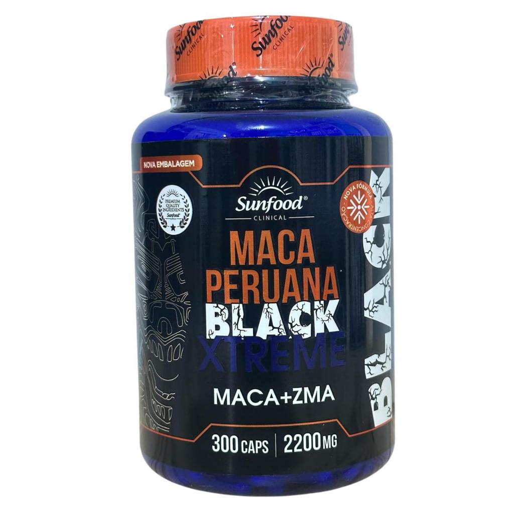 Descrição do Produto – Maca Black + ZMA – 300 Cápsulas