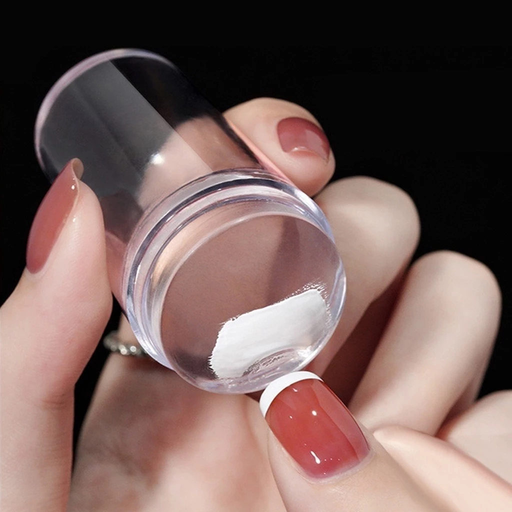 5, 4, 3, 2, 1 Carimbo De Unha Silicone Nail Art Para Unhas Fazer Desenho Francesinha Unhas