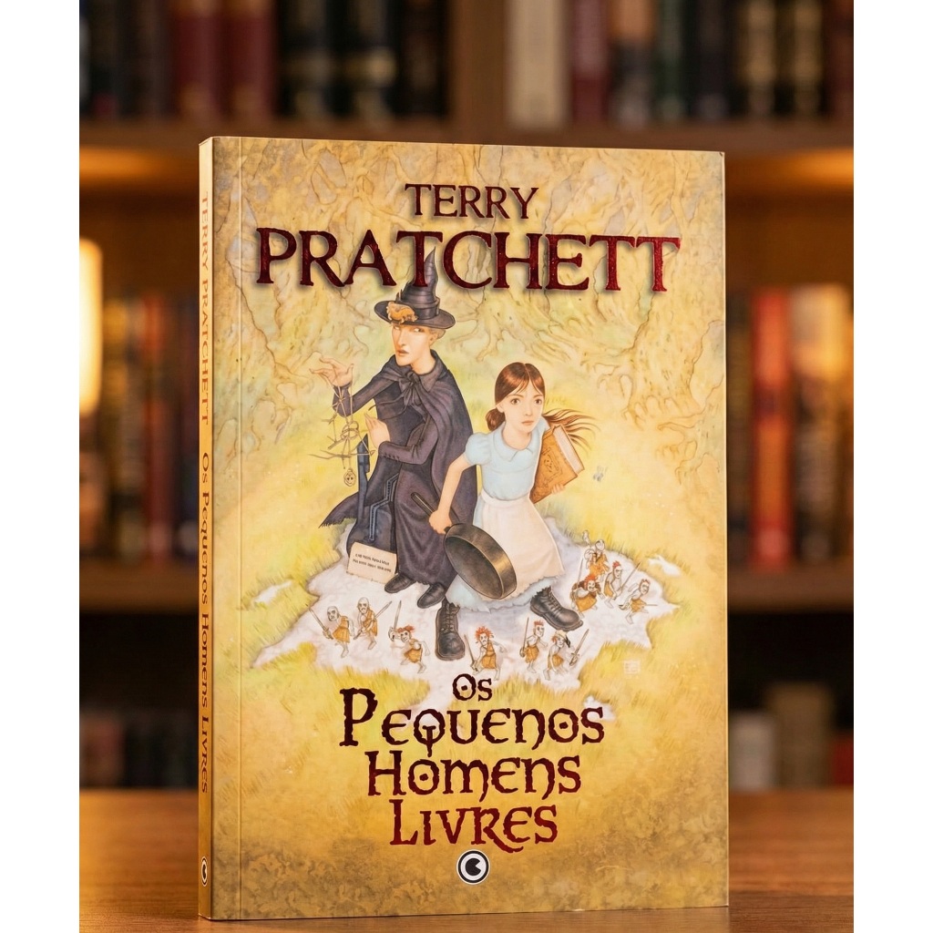 Livro Os Pequenos Homens Livres - Terry Pratchett - Ed. Conrad (Discworld) - Raro