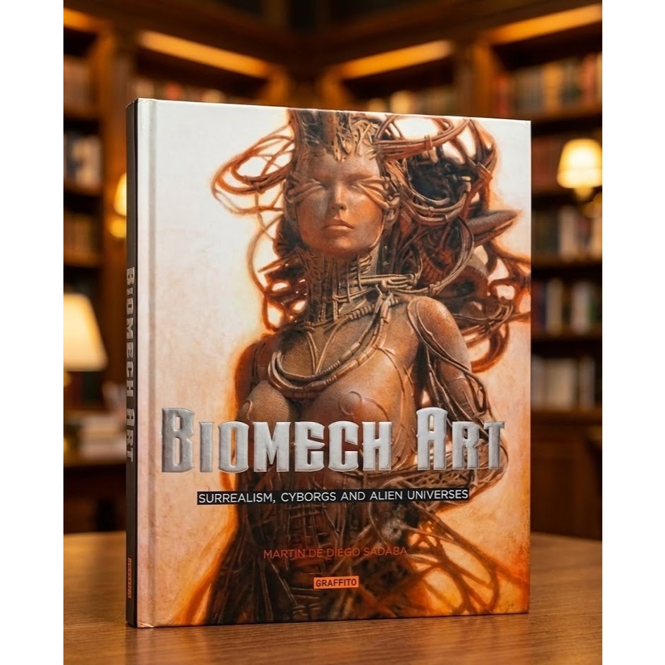 Livro Biomech Art - Surrealismo e Cyborgs - Capa Dura - Ref. Tatuagem / Giger Game design Arte
