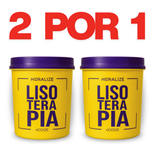 Máscara Capilar Lisoterapia 400g Hidratação Profunda Reconstrução Nutrição e Brilho Intenso em Oferta na Shopee