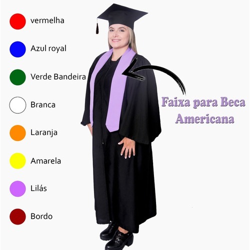 30  Faixa Beca Americana Para Formatura