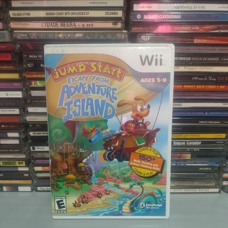 Jogo Nintendo Wii Jump Start Escape From Adventure Island Usado