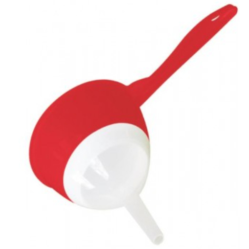 Coador Peneira Com Funil 2x1 Facil De Usar Utensilio Cozinha