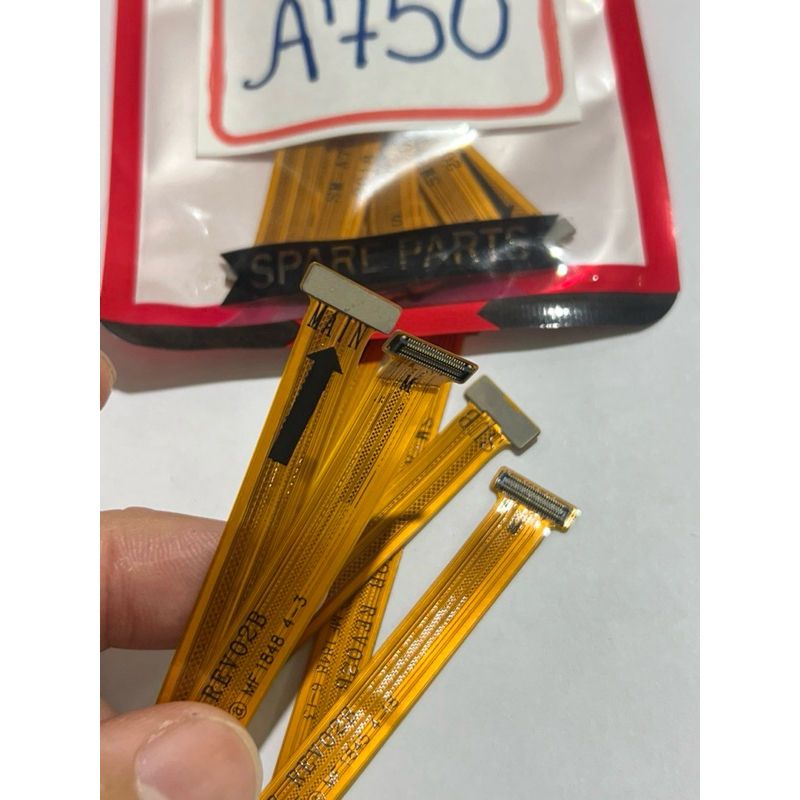 Flex LCD Samsung A7 2018 A750 | Cabo Flex Placa Mãe | Peça Nova de Reposição