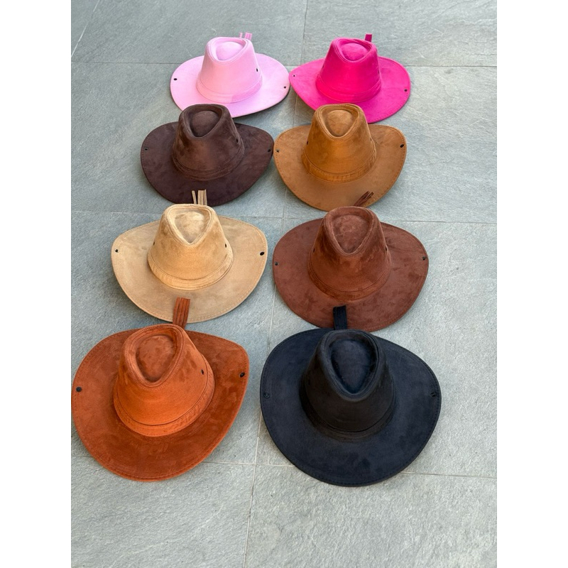 Chapéu Cowboy Americano Modelo Camurça Barretos Country Boiadeiro Vaqueiro Ana Castela