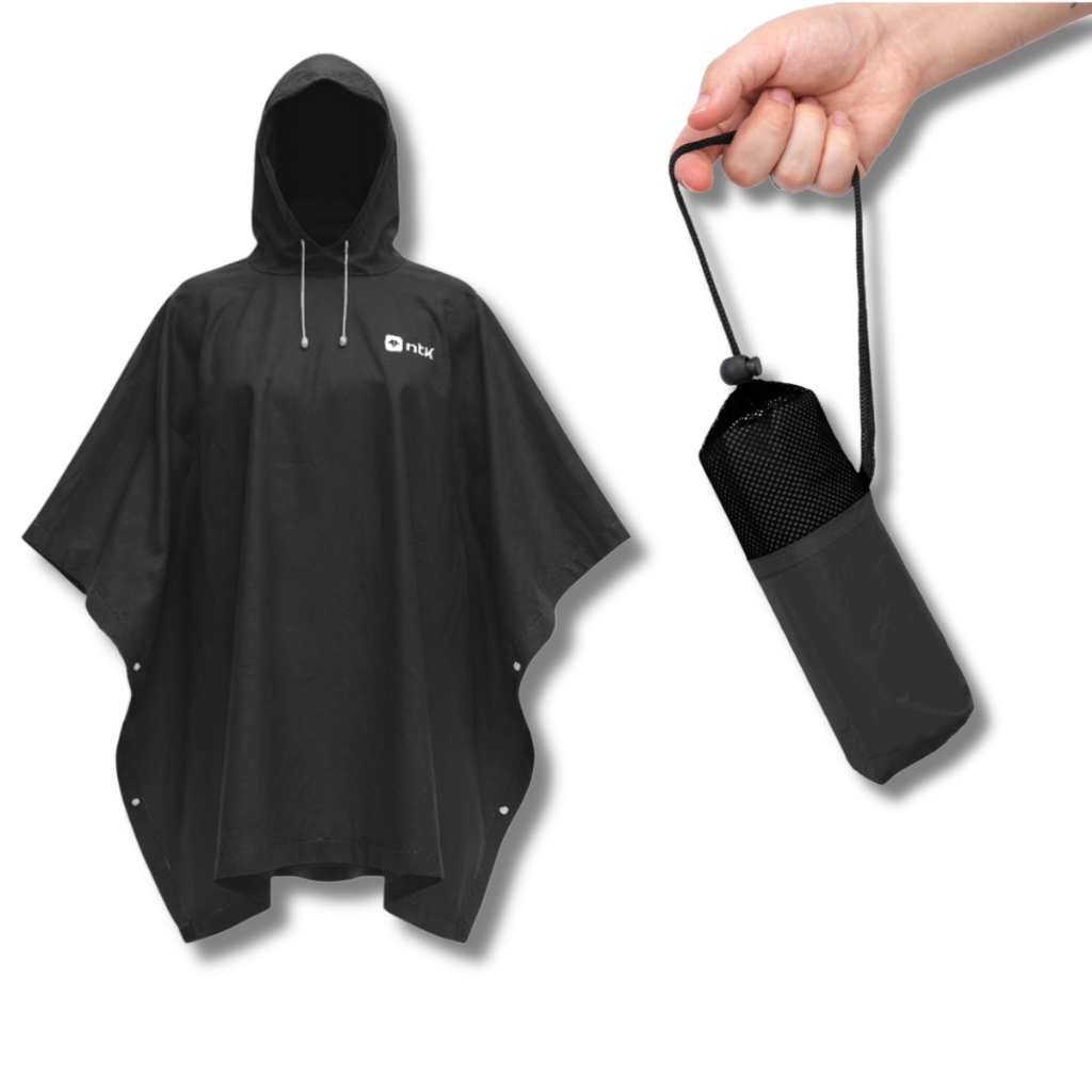 Capa De Chuva Poncho Compacto Impermeável Ntk Resistente