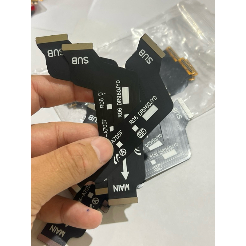Flex LCD Samsung A70 A705F | Cabo Flex Placa Mãe | Peça Nova de Reposição Premium