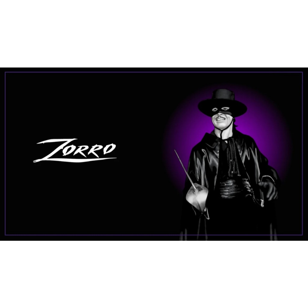 Seriado Zorro de 1957 (disney) com Guy Wolliams - Versão original em preto e branco