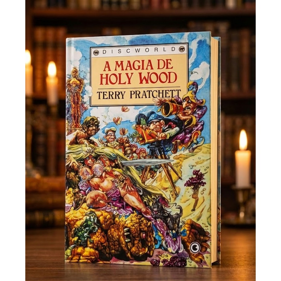 Livro A Magia De Holy Wood - Terry Pratchett - Discworld - Ed. Conrad Raro