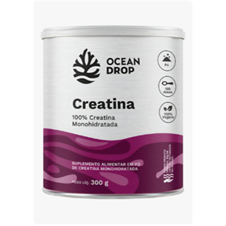 creatina ocean drop 300g 100% pura em Oferta na Shopee