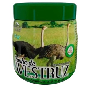 Kit 12 Gel Massagem Banha de Avestruz - Alívio de Dores Musculares - Nectar Cosméticos 200g em Oferta na Shopee