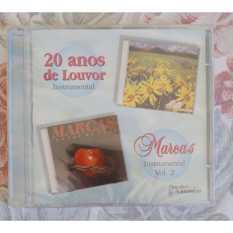 CD INSTRUMENTAL  20 ANOS DE LOUVOR/MARCAS - DÉBORA E LÉIA  - LACRADO